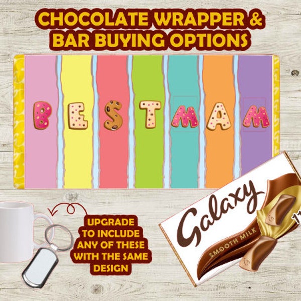 Best Mam Chocolate Bar MUM Novelty Chocolate Bar Chocolate For Mum Mothers Day Gift Mum Birthday Gift Mothers Day Chocolate  Gift for Mum