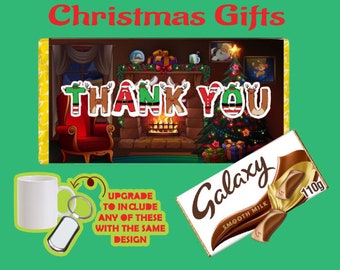 Thank You, Chocolate Bar, Wrapper, Keyring, Christmas Gift for loved ones, To Say Thank You, Thank You Chocolates, Thank You presents,