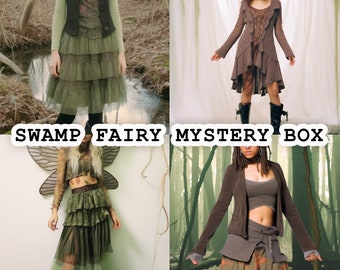 Swamp Fairy Mystery Box Thrifted Vintage Grunge Fairycore Y2K 2000s Style Bundle Surprise Clothing Gift Box