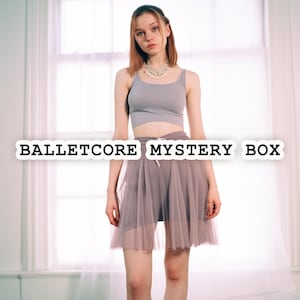 Balletcore Mystery Box - Thrifted Vintage Fashion - Ballerina Coquette Pinterest Style Bundle - Princesscore Surprise Clothing Gift Box