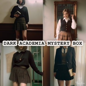 Dark Academia Mystery Box Thrifted Vintage Fashion Style Bundle Surprise Clothing Gift Box