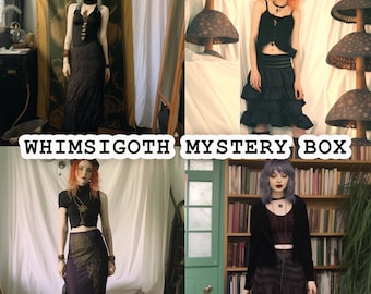 Whimsigoth Mystery Box Thrifted Vintage Fashion Whimsy Goth Style Bundle Whimsical Surprise Clothing Gift Box