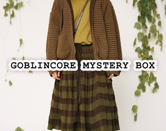 Goblincore Mystery Box Thrifted Vintage Swamp Fairy Fairycore Y2K Style Bundle Surprise Clothing Gift Box
