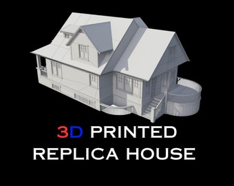 3D Printed Replica of Your House - Full House! Customized and Personalized Models, New Home, Personal Gift, Real Estate Agent