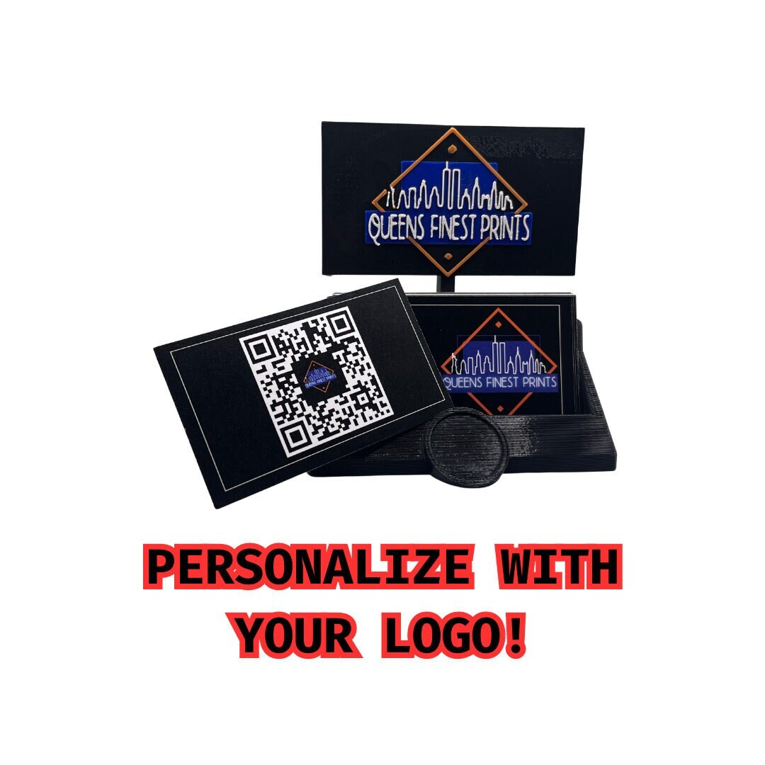 Business Card Holder, Personalized Business Cards Holder, Custom Logo