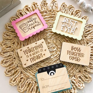 Teacher Gift Card Holders | Teacher Gifts | Gift Card Holder | Teacher Appreciation Gift | Thank You Gift | Gift for Teacher