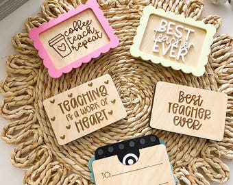 Teacher Gift Card Holders | Teacher Gifts | Gift Card Holder | Teacher Appreciation Gift | Thank You Gift | Gift for Teacher