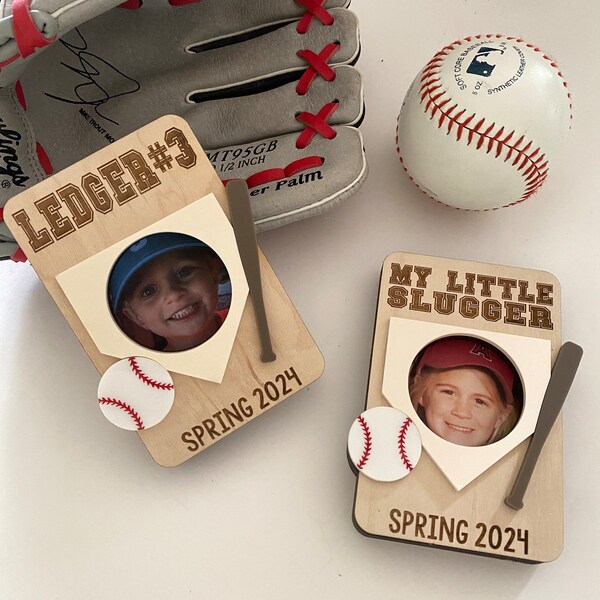 Custom Baseball Fridge Magnet | Baseball Keepsake | Baseball Personalized Magnet | Baseball Memory