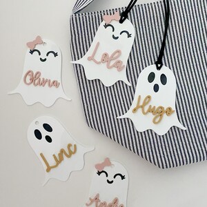 Halloween-Anhänger | Halloween Geist Anhänger | Personalisierte Halloween-Anhänger | Boo Anhänger | Halloween-Korb | Geist Anhänger | Halloween Anhänger