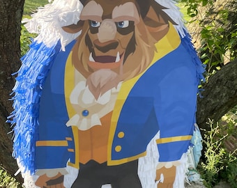 Beast Pinata! 27” x 16” x 4” Beauty And The Beast Theme