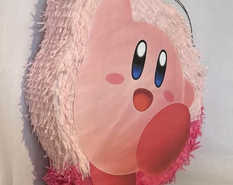 Kirby Pinata! 27”x16”x4” Mario Theme