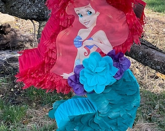 Little mermaid Pinata! 28”x 14”x 4”