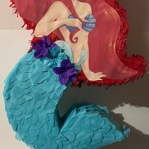 Little mermaid Piñata! 28” x 14”x 4”