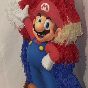 6.5 Super Mario Brothers Super Star Mini Pinata, 2ct.