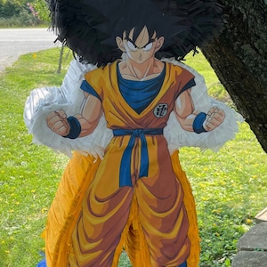 Goku piñata! 28”x 15”x 4” Dragon Ball Z theme