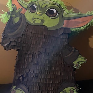 Yoda Pinata! 27”x16”x4” Star Wars Theme