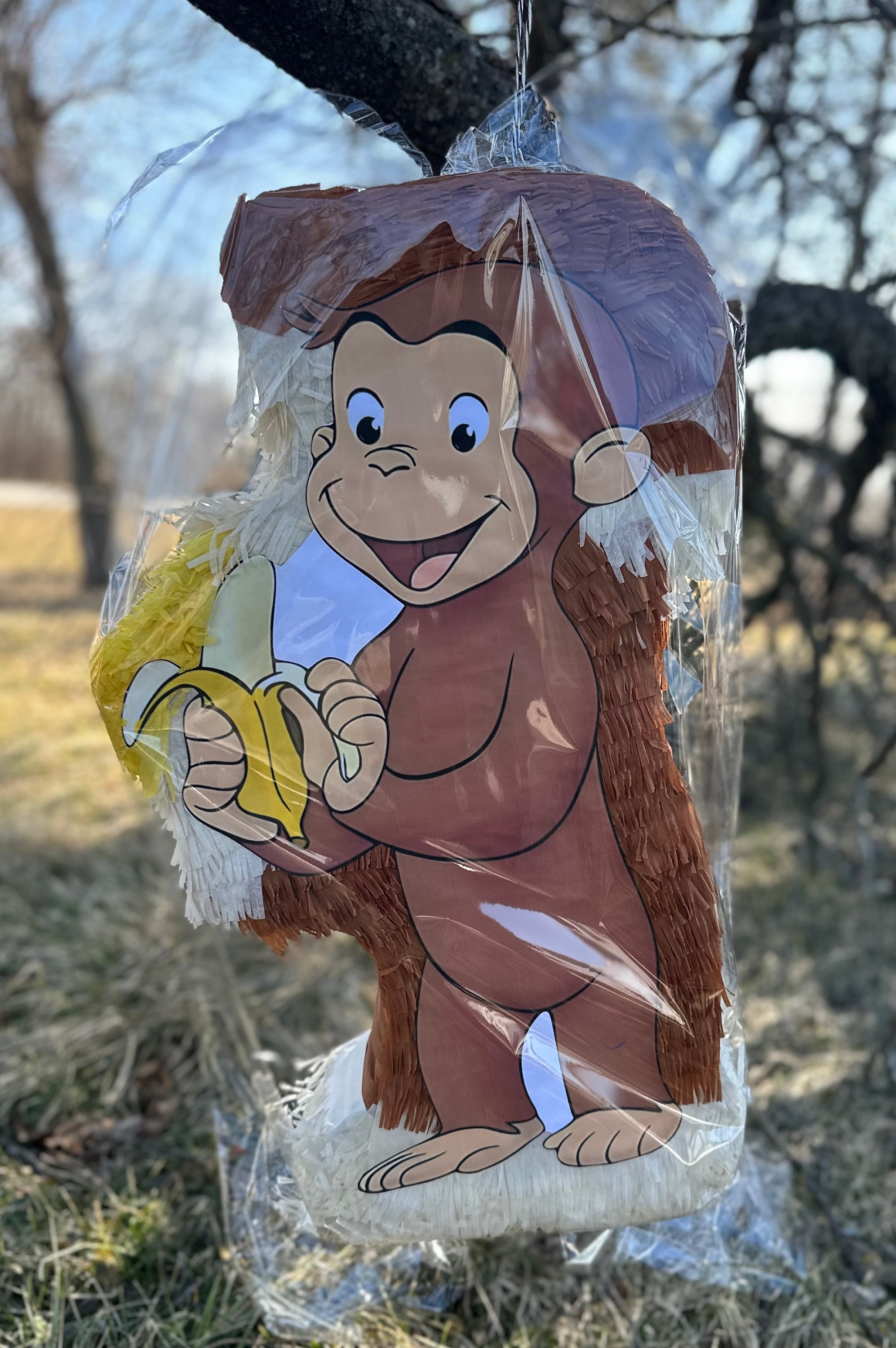 Pinata Inspired Curious Monkeys Curious George Decor Party Game