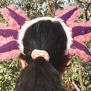Knitted Axolotl Headband Pattern (DIGITAL PATTERN)