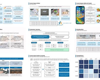 Plantilla de presentación profesional empresarial, presentación de PowerPoint, pitch deck, plantilla de Canva, presentación, plantillas corporativas
