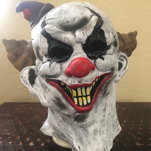 Evil Creepy Clown Mask RARE