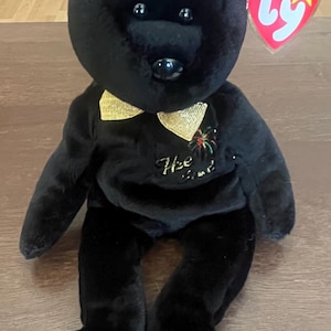 1999 Ty Beanie Baby The End The Bear 9” With Tag Errors