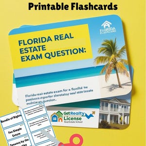 Florida Realitäten Prüfung Karteikarten PDF | 2025 Studienführer | Vertriebspartner Lizenz-Vorbereitung | Digitaler Download | Bestehen Sie Ihre Prüfung schneller!