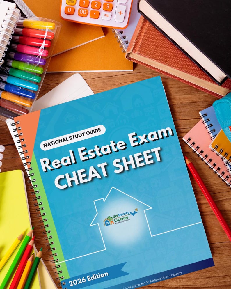 Real Estate Exam Cheat Sheet | 32+ Pages | Instant Download | Study Guide - Etsy