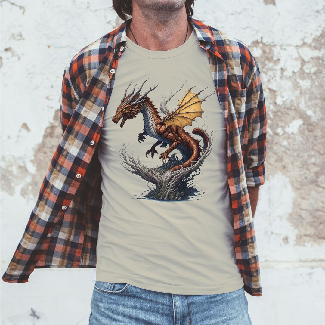 Hover Dragon Dye Splash T-Shirt
