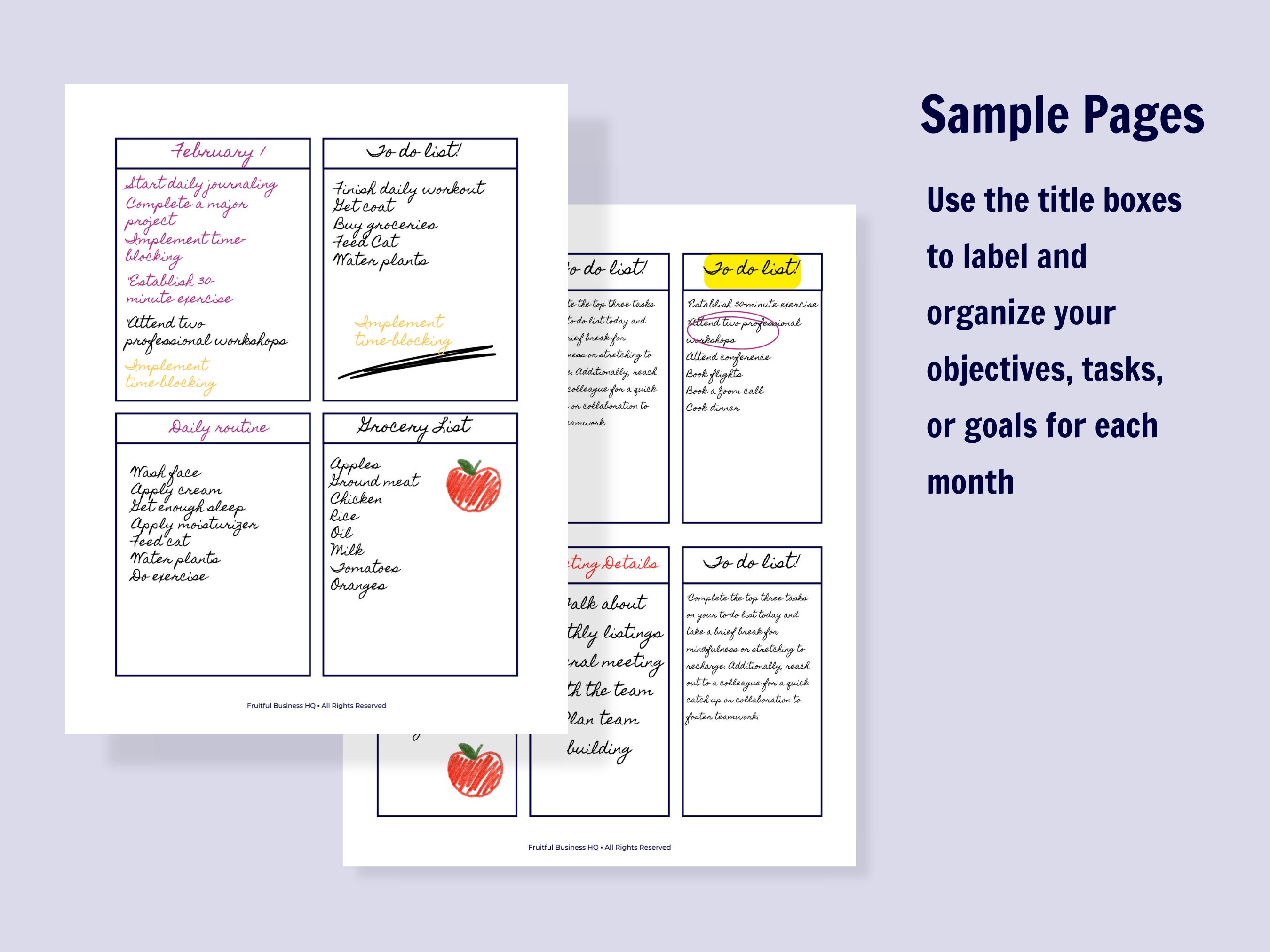 BOLD 13 Boxes Bundle Printable - Image 3