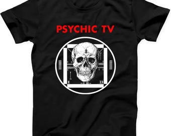 Psychische Tv Kraft Die Hand des Zufalls Punk Rock Retro Musik Geschenk T-Shirt T577