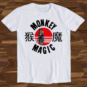 Affe Magie japanische Poster TV-Serie Bestseller Gamer T-Shirt Vintage Cooles Geschenk Mens Womens Unisex Cartoon Anime Top T T1430