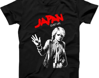 Japan Sylvian Quiet Life Synth Pop Music Gift T Shirt Sweatshirt Hoodie T741