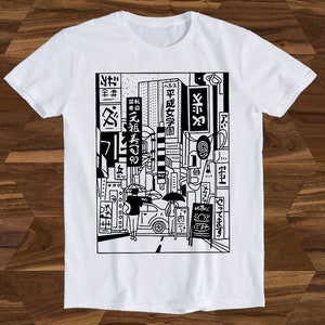 Japanese Tokyo Square Times NYC New York Hilarious Witty Humor Birthday Design Drawing Movie Meme Funny Gift Tee T-Shirt T1162