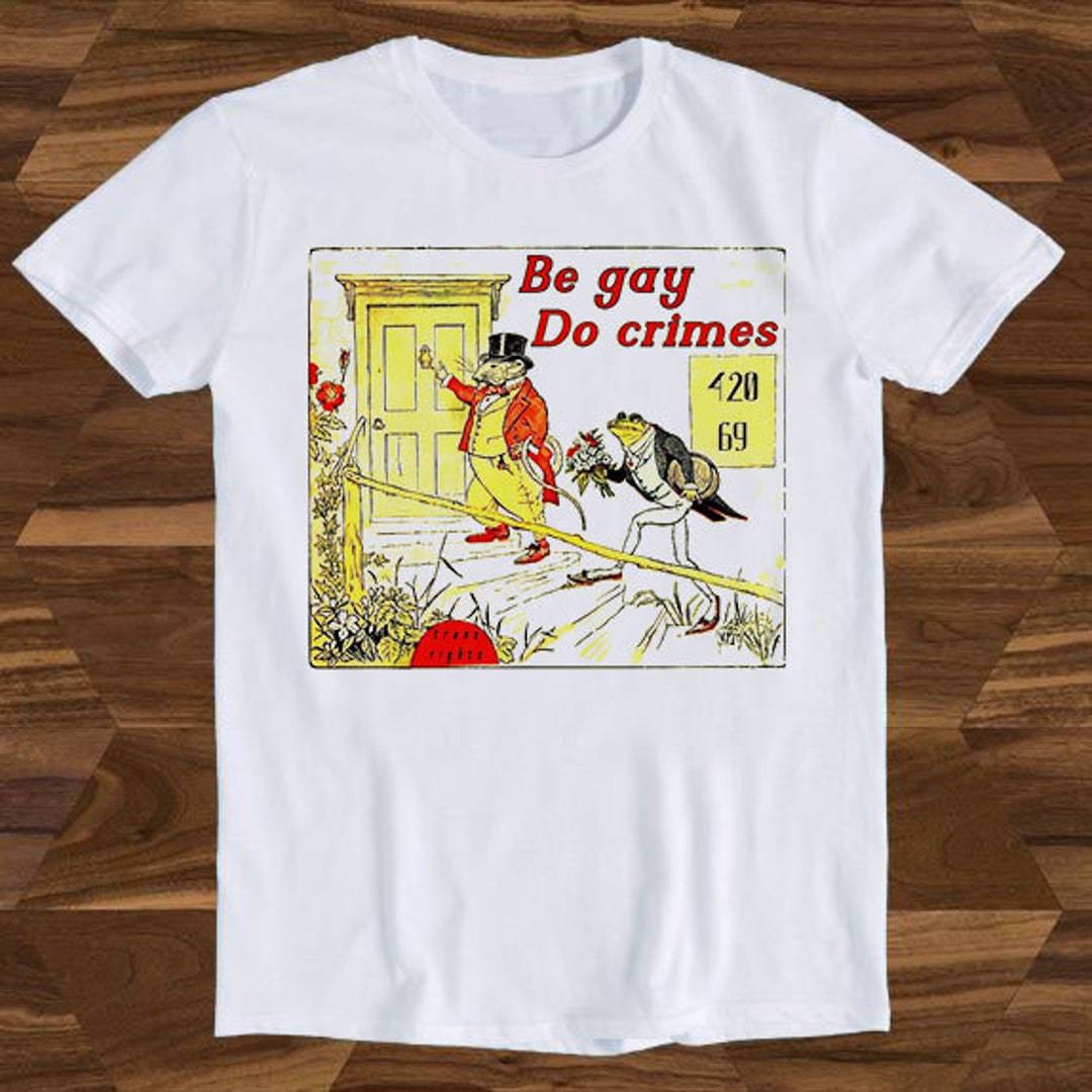 Be Gay Do Crimes Pride Lgbt Q London Soho Lesbian Proud Funny Gift Tee ...