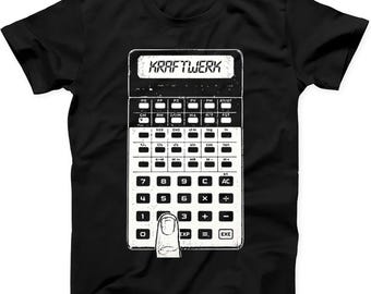 Taschenrechner Kraftwerk Synth Popmusik Band T-Shirt Sweatshirt Hoodie T705