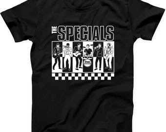 Die Specials Ska Rock Reggae Two Tone Schallplatten Musik Geschenk T-Shirt T587