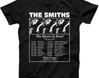 The Smiths US Tour 86 Queen Is Dead Punk Rock T-Shirt Sweatshirt Hoodie T714