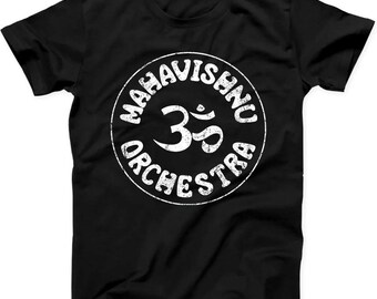 Mahavishnu Orkest Jazz Rock Band Muziek Cadeau T-shirt Zwart T-shirt T46