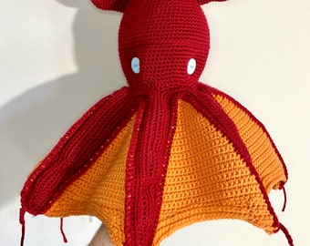 Vampire Squid Amigurumi Crochet Pattern | PDF Download