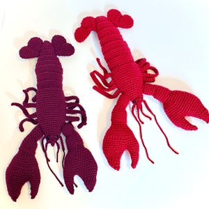 Lobster Amigurumi Crochet Pattern | PDF Download