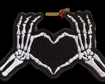 Skeleton Hands in Heart