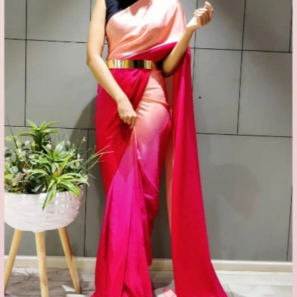 New Bollywood Saree Party Wear Saree Designer Saree For Women Sabyasachi Saree 1 Min Ready-To-Wear Saree Wedding Saree Festival Saree.