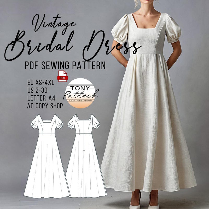 Wedding Dress Pattern Plus Size - Etsy