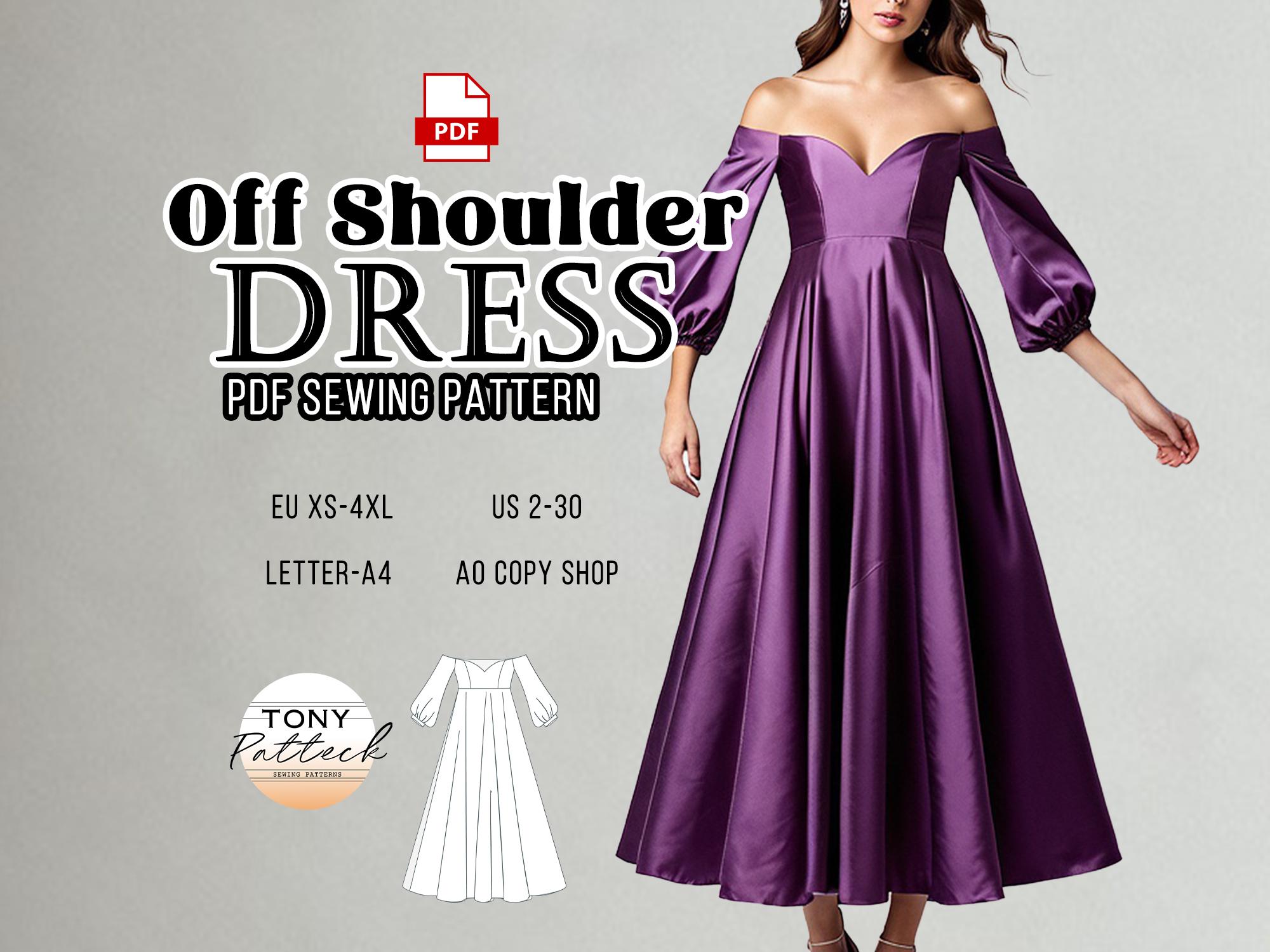 Evening Dress Sewing Pattern Bundle: Plus Size Gown (US 2-30) (digital  Download) - Etsy