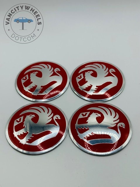 4x Stickers Caps 60mm For Vauxhall Wheel Cap Centre Emblem Sticker
