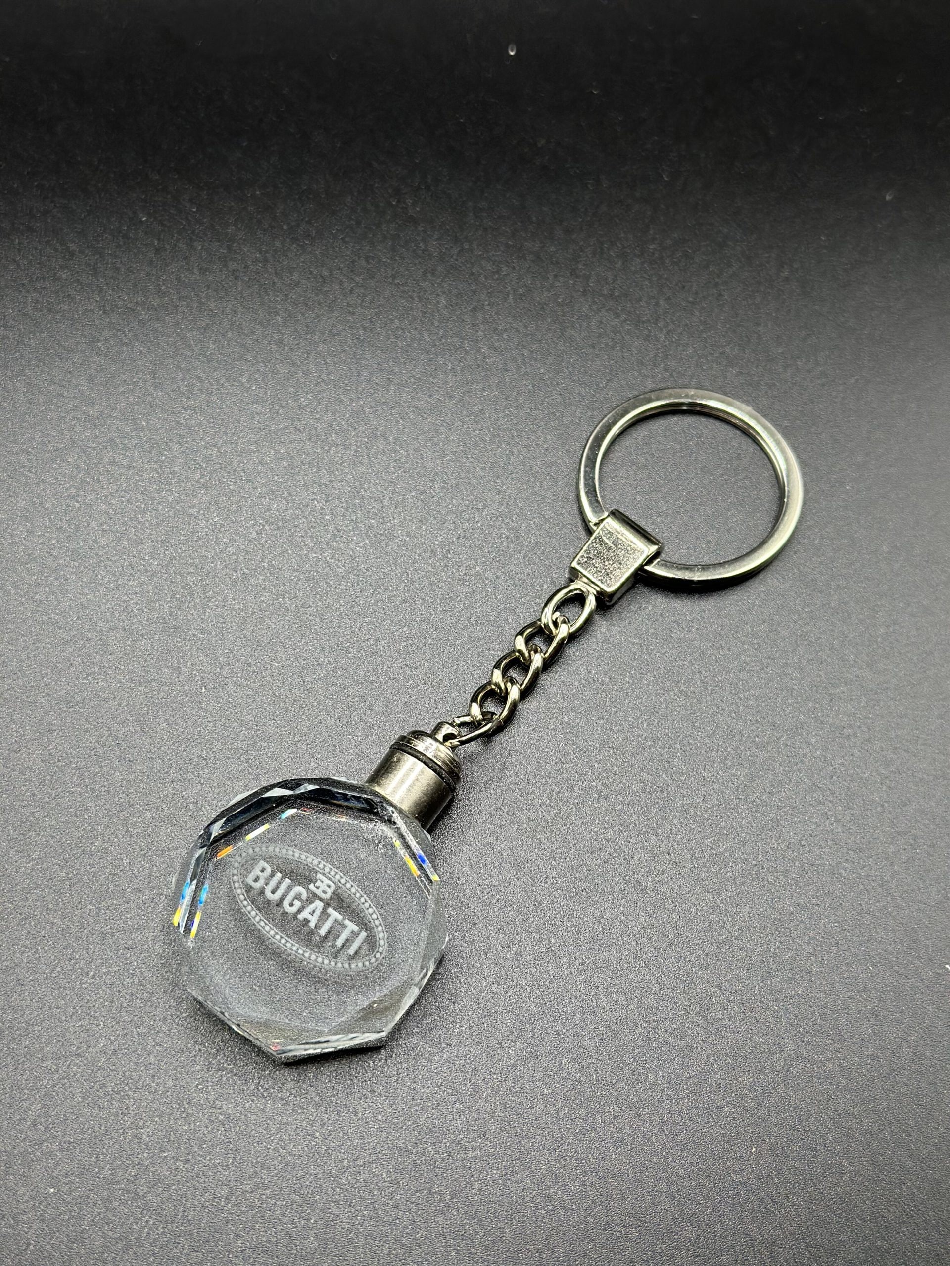 Bugatti sterling silver keychain