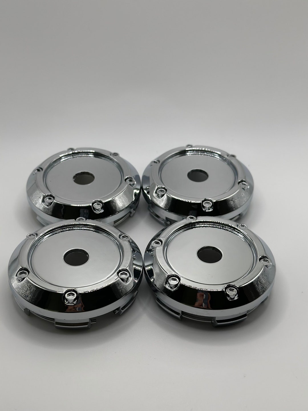 66mm Chrome Color 4 Pcs Car Wheel Center Caps, Universal Center Wheel