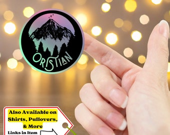 ACOTAR Inspired Fan Sticker HOLOGRAPHIC Oristian Blood Rite Valkyrie Illyrian - ACOTAR Sticker Gift For Book Lover