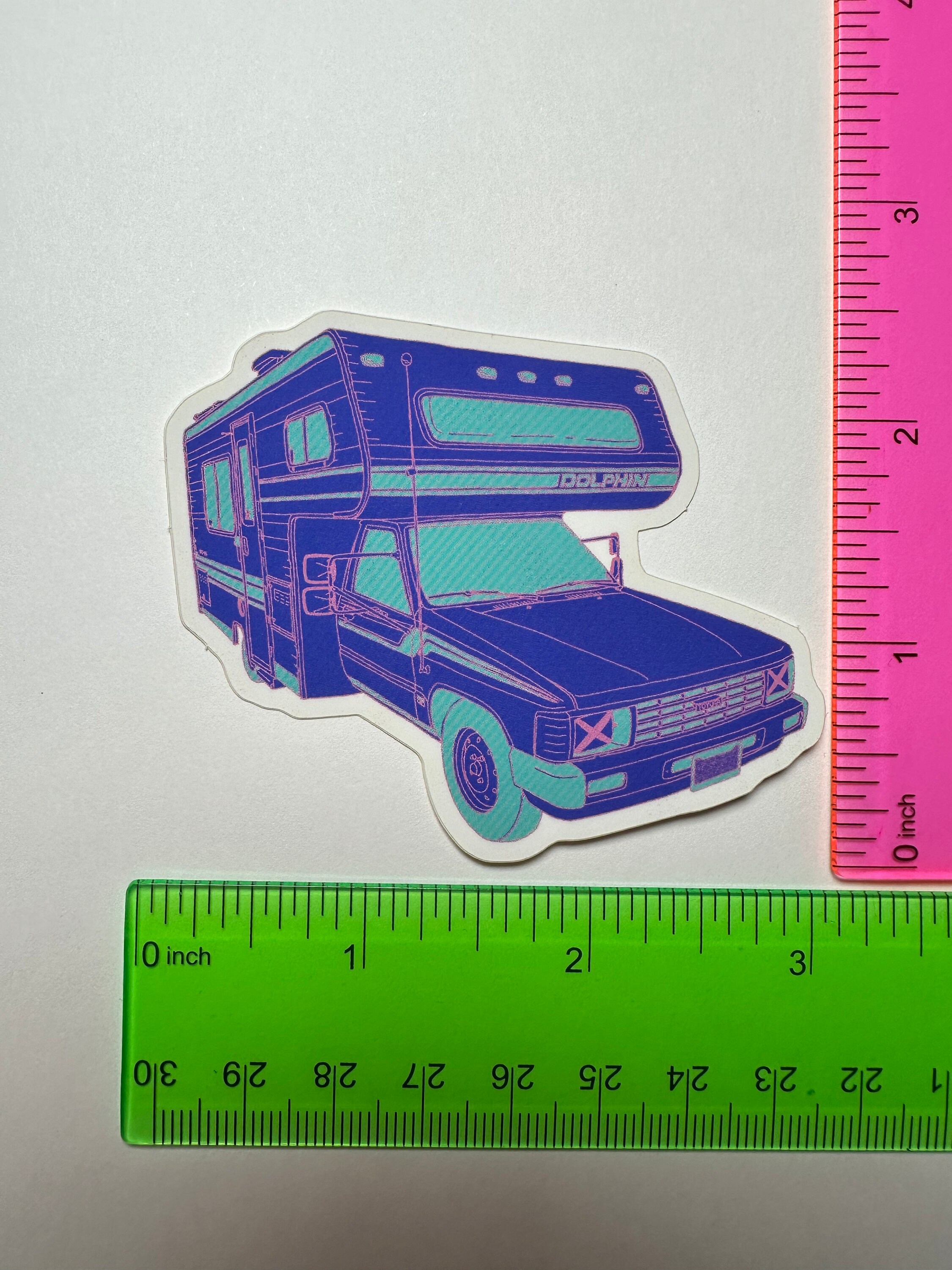 Toyota Dolphin Sticker, Toyota Sticker, Rving Sticker, Camper Sticker
