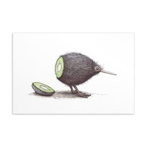 Super fruity kiwi postcard
